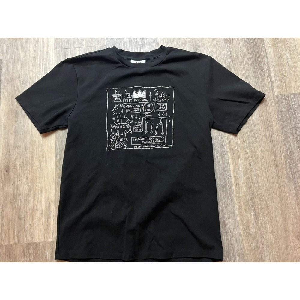 Vtg Y2K Jean-Michel Basquiat x CL Ride Beat Bop Test Pressing T Shirt M